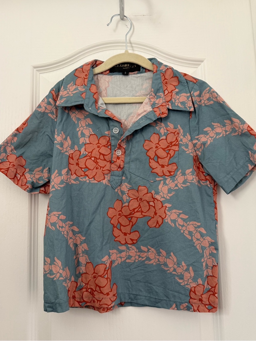 Lexbreezy Hawaii Boys Aloha Shirt sz 8